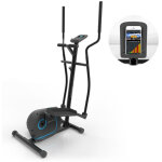 Klarfit - myon cycle v�lo elliptique volant d'inertie 12 kg silentbelt system noir