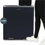 Les collectors n�908 poubelle de tri p�dale 2x30l bleu nuit mat