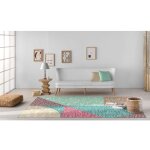 Naf naf - tapis moderne graphique color plat fynn multicolore 120x170