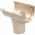 Nicoll - naissance centrale pour gouttire 25 cm sortie diamtre 80 mm,  coller pvc sable