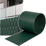 Naizy - brise vue en pvc dur 250 x 19 cm bandes 10x de confidentialit� anti - uv r�sistant pour cl�ture ...