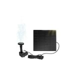 Pompes de bassin 1. 8w pompe solaire pour fontaine de bassin pompe solaire pour jardin, bain d'oiseaux, ...