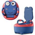Pot de toilette pour bb de 48 cm de haut en polypropylne + pu avec rcipient amovible - forme normale ...