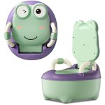 Pot de toilette pour bb de 48 cm de haut en polypropylne + pu avec rcipient amovible - forme normale ...