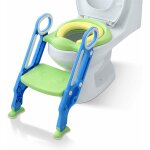 Réducteur de wc, siège de toilette avec escalier pliable - hauteur réglable pour enfants de 1 à 7 ans ... Réducteur de wc, siège de toilette avec escalier pliable - hauteur réglable pour enfants de 1 à 7 ans ...