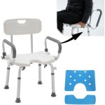 Tabouret de douche sige de bain 37 - 50cm hauteur rglable chaise de douche pour personnes ges tabouret ...