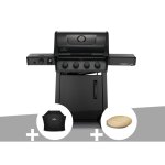 Napoleon - barbecue à gaz phantom freestyle 425 sib noir mat 4 brûleurs + housse de protection + pierre ... Napoleon - barbecue à gaz phantom freestyle 425 sib noir mat 4 brûleurs + housse de protection + pierre ...