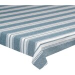 Nappe 140 x 140 cm coton bleu canard