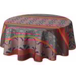 Le linge de jules - nappe anti - taches phenix rouge - ronde 160 cm