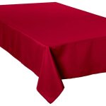 Nappe anti - t�che rouge 150x300cm atmosphera cr�ateur d'int�rieur