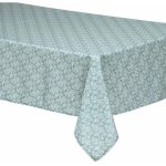 Nappe antitache imprim�e 'thais' 150x300cm vert