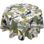 Nappe bresil coton enduction acrylique rond 170x170 cm