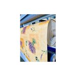 Nappe bulgomme imprim�e proven�ale - au m�tre - 140 x 100 cm - orange