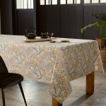 Nappe coton enduite kim rectangulaire 160x250 cm Nappe coton enduite kim rectangulaire 160x250 cm