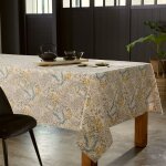 Linnea - nappe coton enduite kim rectangulaire 160x300 cm