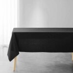 Nappe en coton 'mistraline' 140x240cm noir