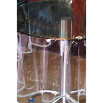 Nappe crystal toutes dimensions - ronde 160 cm - transparent Nappe crystal toutes dimensions - ronde 160 cm - transparent