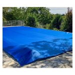 Hydrachim - nappe d'hivernage avec ?illets pour piscine couleur: bleu - dimension: 5. 50 x 10. 50 m - ... Hydrachim - nappe d'hivernage avec ?illets pour piscine couleur: bleu - dimension: 5. 50 x 10. 50 m - ...