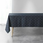 Nappe imprim�e jacquard '�toiles' 140x300cm bleu