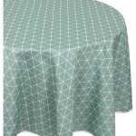 Nappe imprim�e polyester paco g�om�trique ovale 180x240 cm