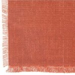 Atmosphera - nappe maha coton rose terracotta 250x150cm cr�ateur d'int�rieur