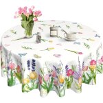 Nappes de p�ques en tissu lavable 177, 8 cm d�coration printani�re pour