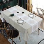 Nappe rectangulaire 140x90 toile cir�e imperm�able linge de table nappe anti tache toile cir�e r�tro ...