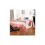 Homemaison - nappe rectangulaire enduite 'mosa�que' rouge 150x350 cm