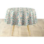 Douceur d'int�rieur - nappe ronde �160 cm ? pvc imperm�able ? facile d'entretien - indiana