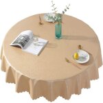 Nappe ronde, nappe de table pvc, nappe ronde anti tache, nappe impermeable, nappe tache pour picnic, ...