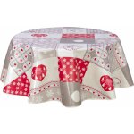 Nappe ronde en toile cir�e campagne audrey