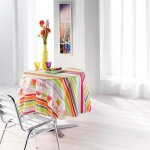 Nappe sucrerie ronde 180cm multicolore Nappe sucrerie ronde 180cm multicolore