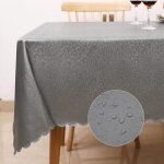 Nappe de table rectangulaire anti tache 140�200cm nappe imperm�able nappe de cuisine rectangulaire toile ...