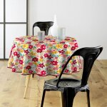 Nappe toile cir�e imprim� 'milly' 160cm multicolore