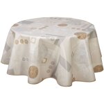 Nappe en toile cir�e ronde alma