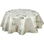 Nappe en toile cir�e ronde aromatic