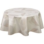 Nappe en toile cir�e ronde baleo