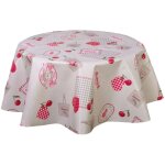 Nappe en toile cir�e ronde campagne