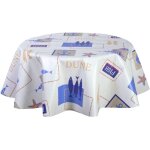 Nappe en toile cir�e ronde dune