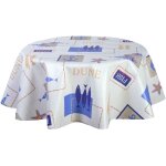 Nappe en toile cir�e ronde dune