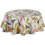 Nappe en toile cir�e ronde figu