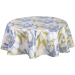 Nappe en toile cir�e ronde sais