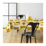 Nappe toile cir�e  sunflower  140x240cm jaune