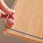 Nappe transparente �paisse 1. 5mm, 90 x 160cm, protection table antit�che pour maison & ext�rieur, facile ...