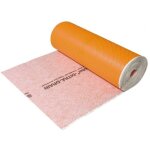 Natte ditra - drain 8 - dimensions : longueur: 12, 5 m / largeur: 1 m / hauteur : 8 mm