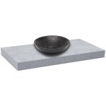 Naturel - dolce plan vasque 80x8x50 cm, b�ton mat (do8050be)