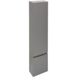 Naturel meuble colonne suspendue salle de bain stri savona 40, 2x157x21, 7 cm gris mat (savonav40gm) ...