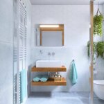 Egger - naturel plan vasque 100x8x50 cm, ch�ne halifax naturel brun clair (do10050dh)