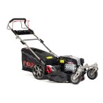 Nax power 5000s tondeuse de tondeuse � gazon de tondeuse pouss�e a essence petrol black, grey