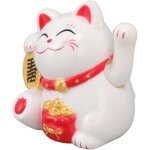Nazalus - vente statue de chat porte - bonheur, accents chinois de d�coration d'int�rieur, figurines ...
